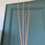 Tipi bamboo and rattan floor lamp