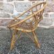 Duo de fauteuils en rotin