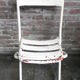 Chaise pliante en acier industriel