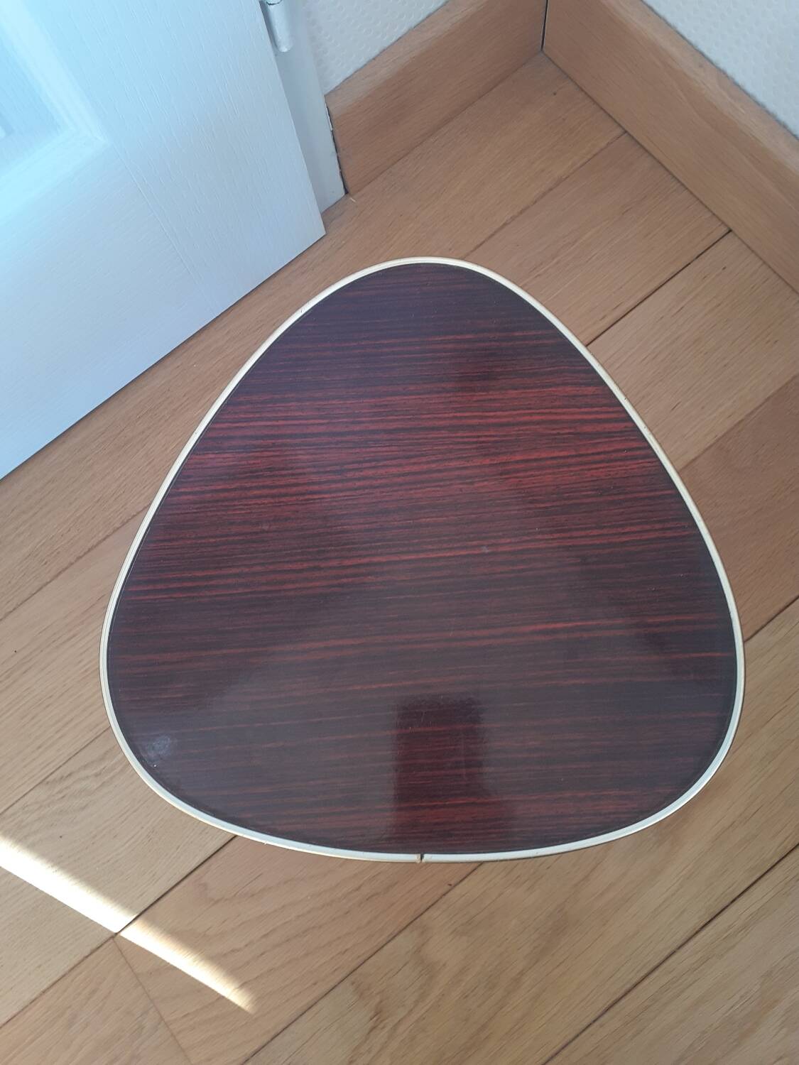 Formica tripod side table