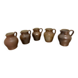 Lot of French stoneware jugs