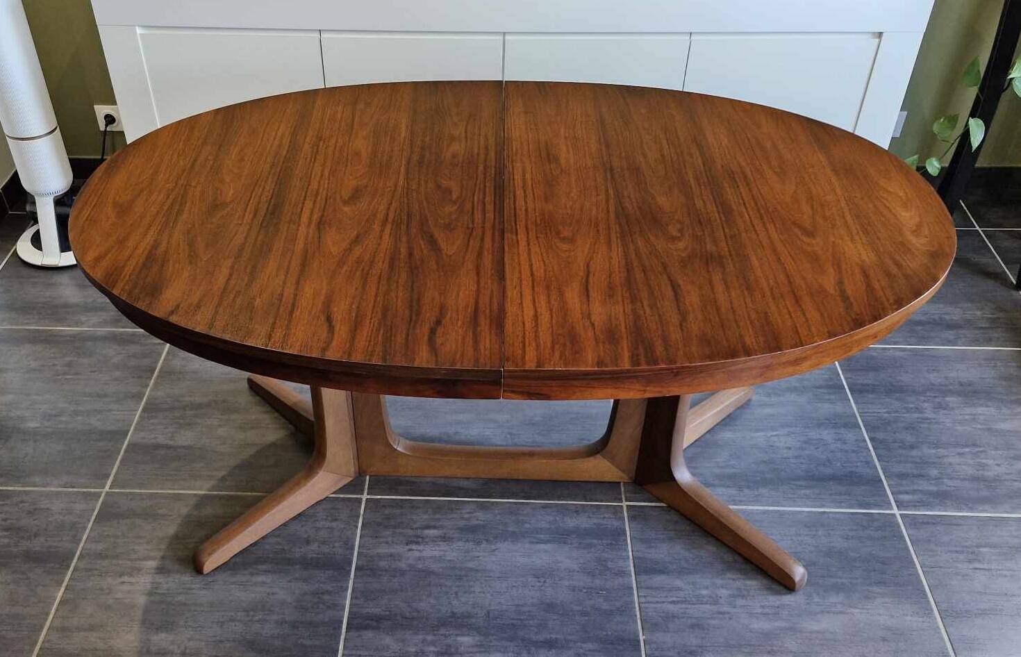 Vintage extendable table Baumann 1970s