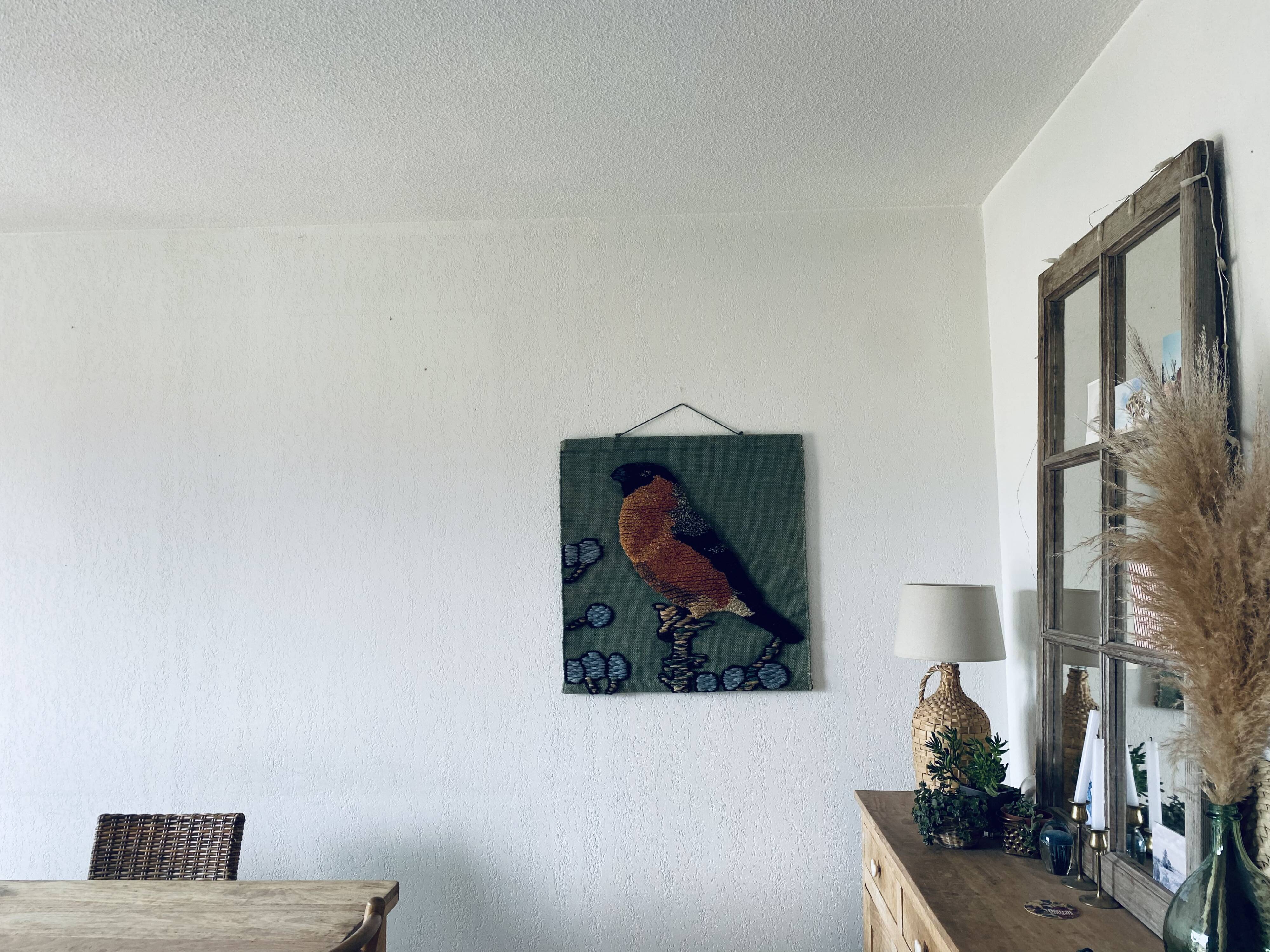 Vintage wall weaving