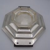 Art deco dish in silver