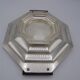 Art deco dish in silver