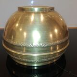 Brass pot cover