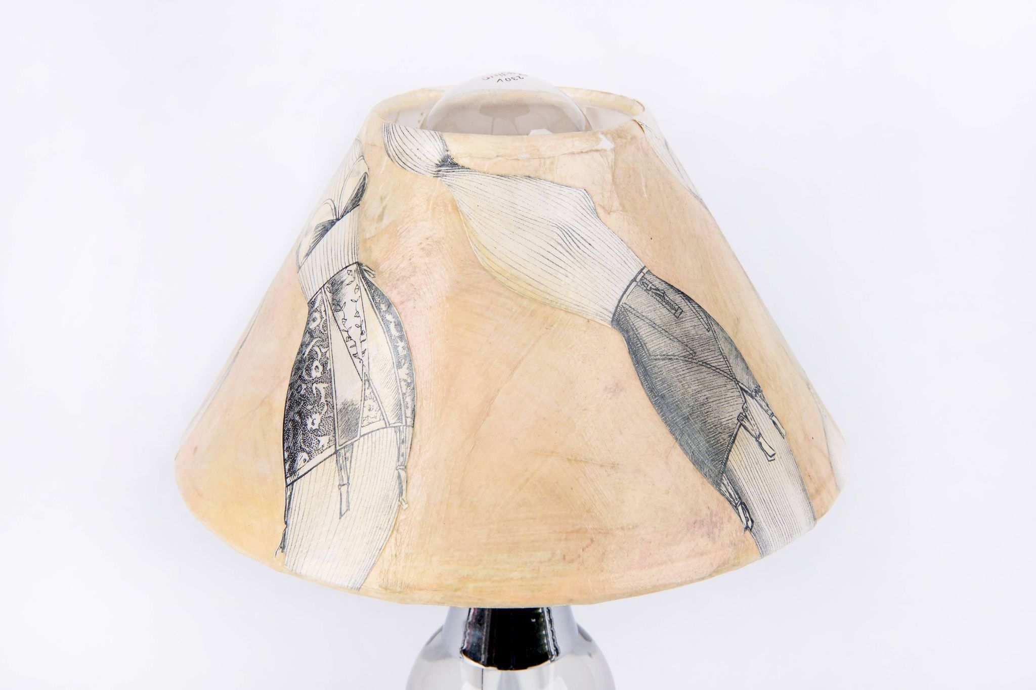 Pair of vintage bedside lamps