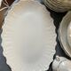 Prestigious 62-piece dinnerware set in vintage 70's Limoges white porcelain by Raynaud