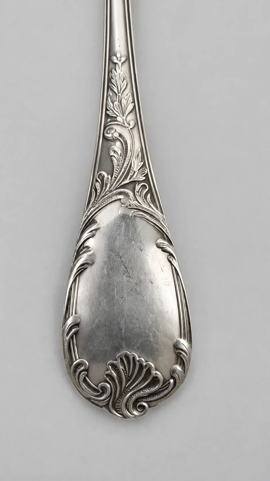 Christofle box of twelve Marly cake forks, silver-plated metal