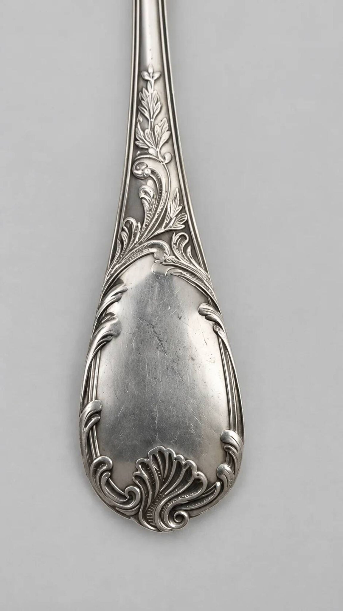 Christofle box of twelve Marly cake forks, silver-plated metal