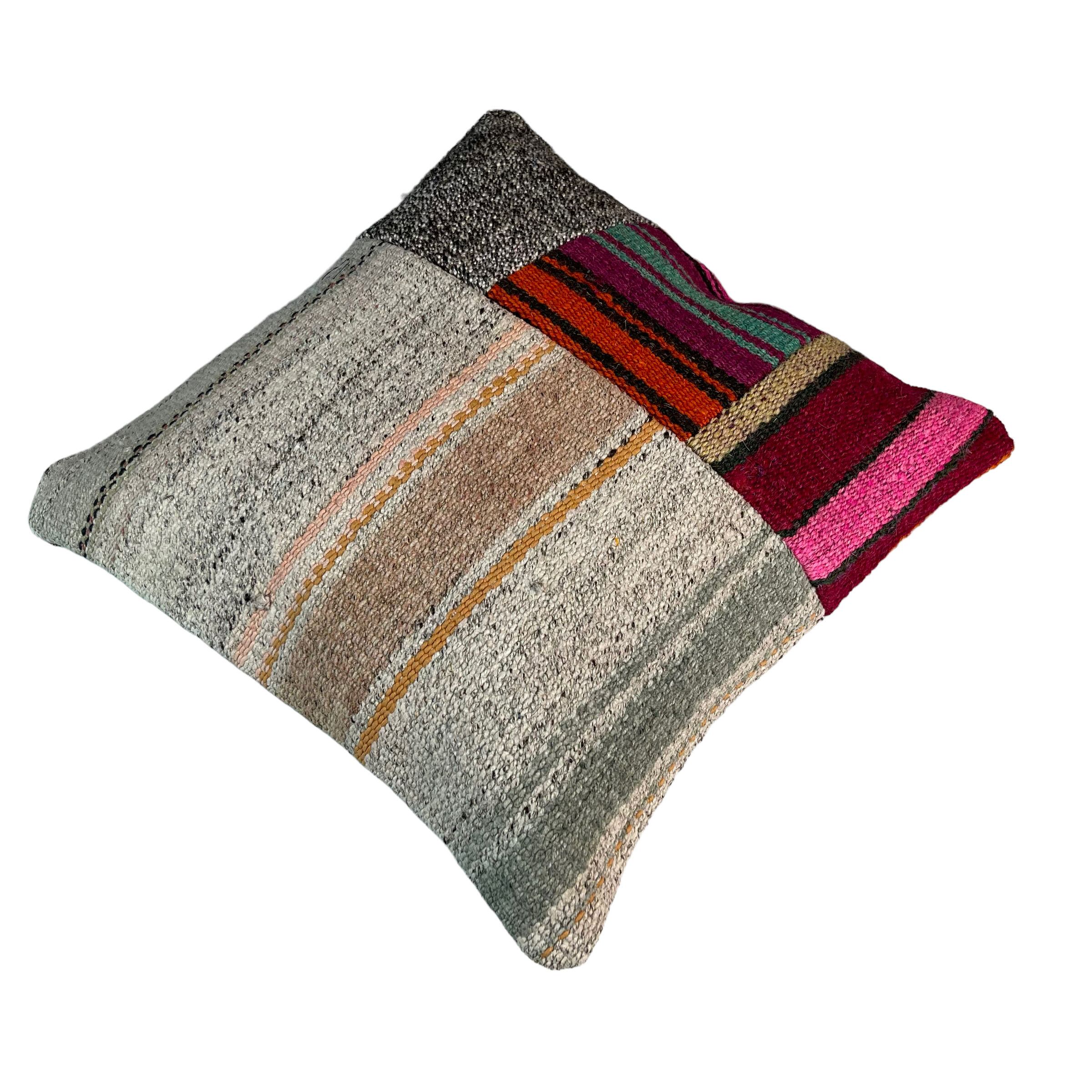 Housse de coussin kilim turc vintage 40 x 40 cm