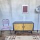 Enfilade meuble tv vintage pieds compas