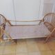 Daybed-lit enfant en rotin vintage