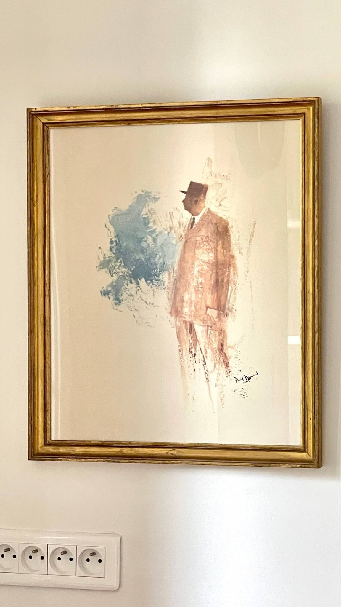 Illustration on vintage paper