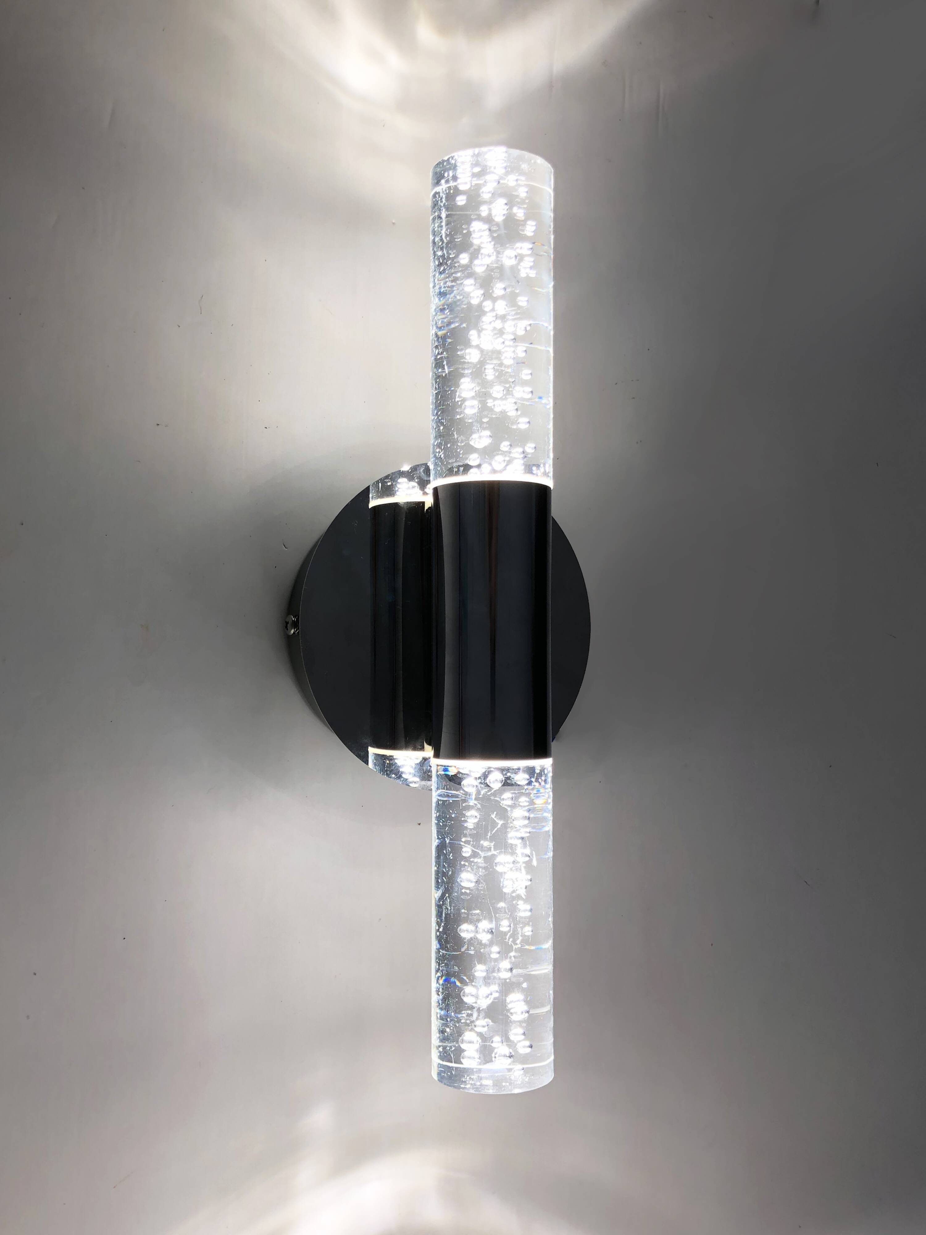 Pair of Rabalux Aphrodite double tube LED wall lights