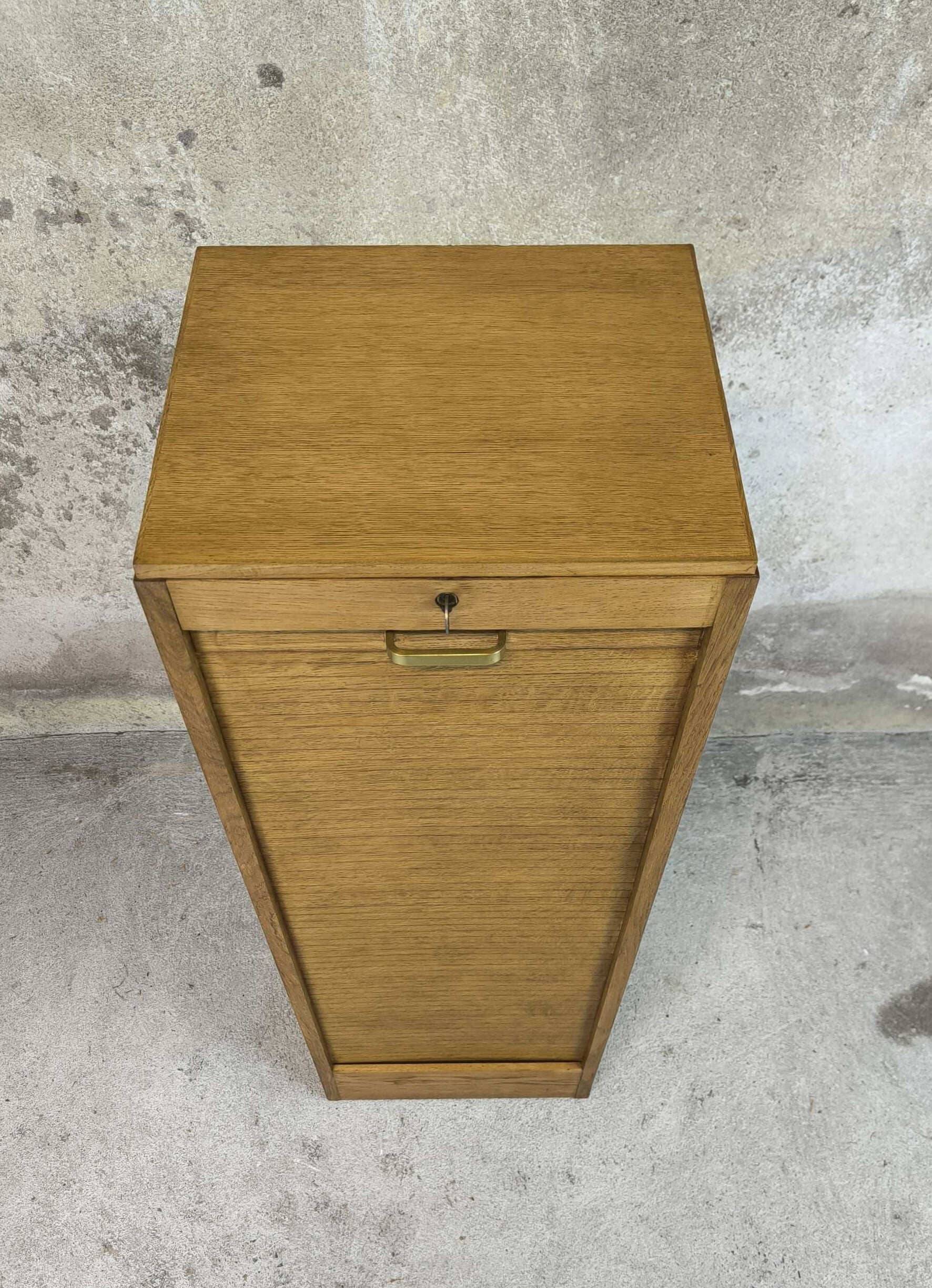 Vintage wooden curtain cabinet