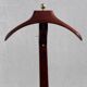 Night jack, anthropomorphic, brass mahogany, Ico Parisi, Fratelli Reguitti, 1950