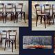 4 chaises bistrot Japy et Delbos début XXe