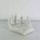 White resin hand catchall, vintage