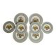 Ensemble de 8 Assiettes Villeroy & Boch modèle "Basket"