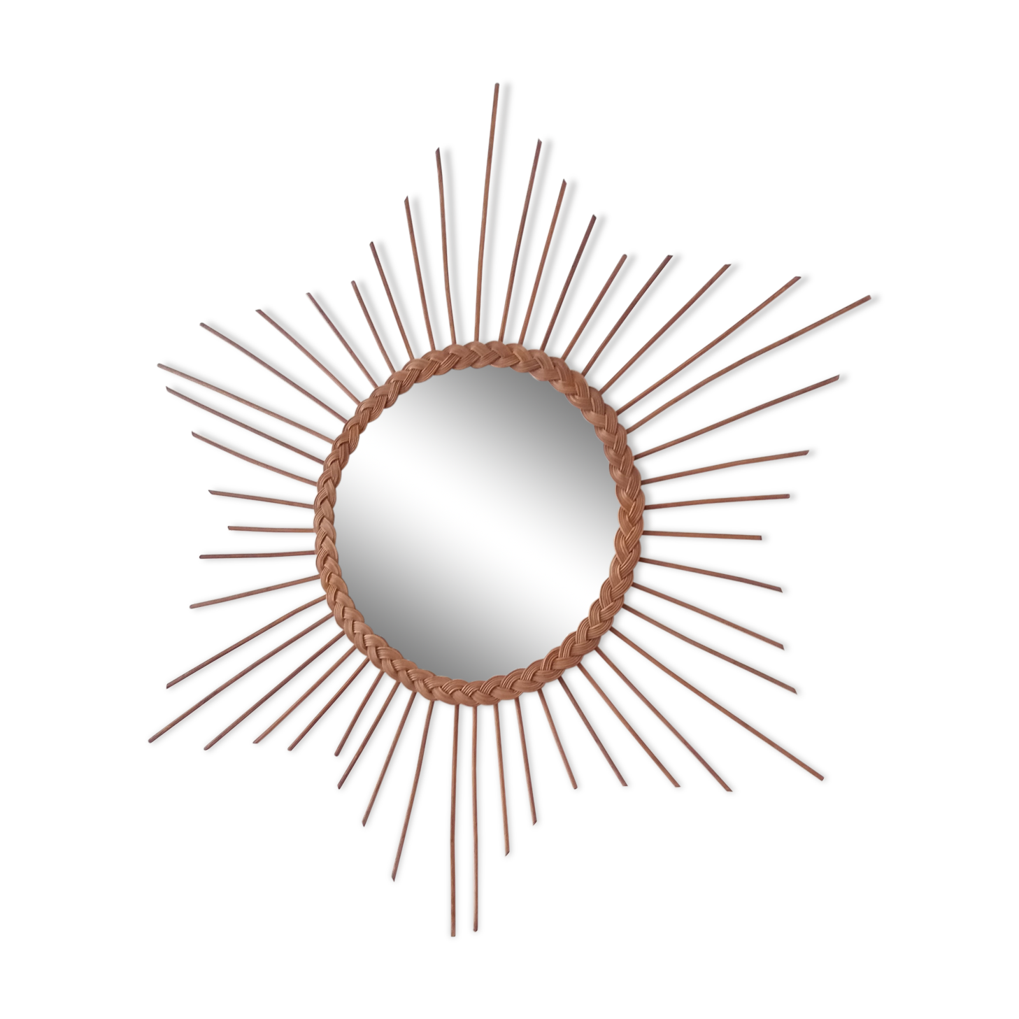 Miroir en osier - 77cm