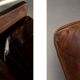 Vintage Mid-Century Danish Modern Lounge Leather Chair & Ottoman Model 2207