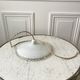 Suspension in serrated opaline and porcelain early twentieth century