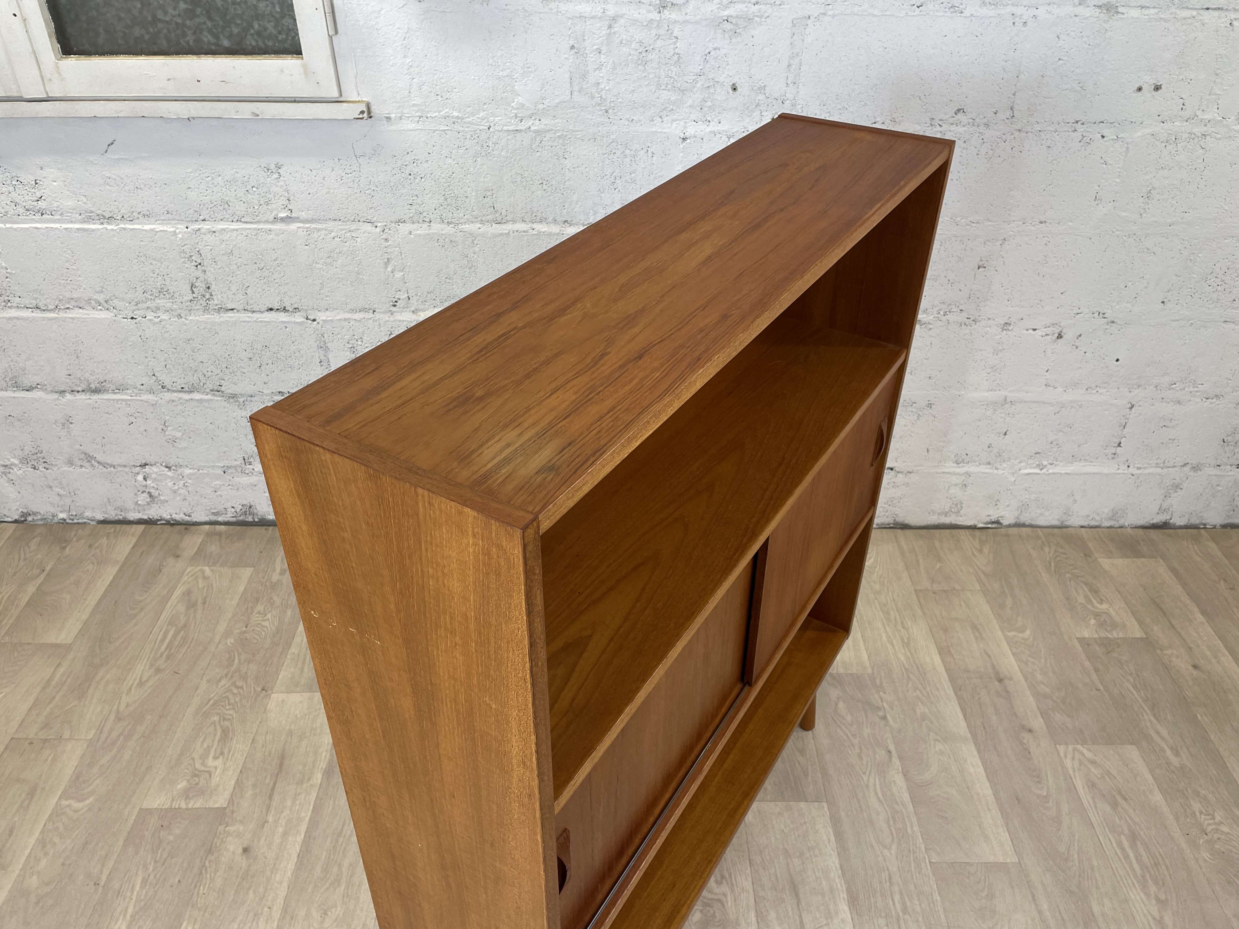 Double library scandinavian vintage teak by Glostrup, 60s
