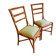 Pair of vintage rattan and bamboo chairs – Riviera spirit, 1970s