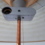 Scandinavian copper and teak floor lamp