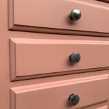 Vintage coral pink weekly planner H120