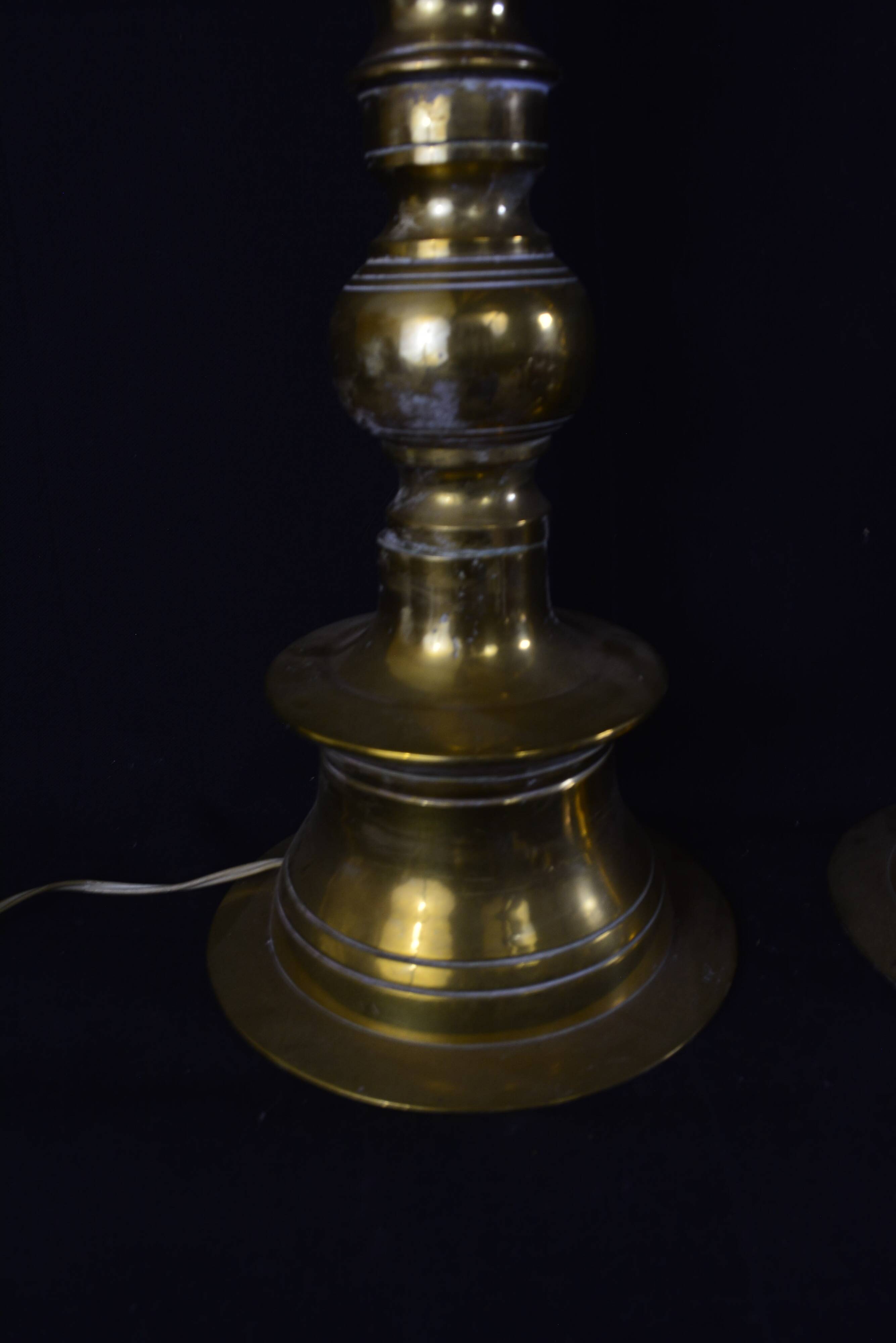 Paire de pied de lampe - Pique-Cierges grande taille