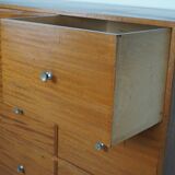 Vintage Mid-Century Dutch Shop / Apothecary Cabinet
