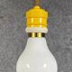 Metalarte Espagne: suspension ampoule en opaline et métal
