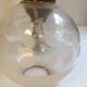 Oil lamp with engraved globe in Napoleon III style