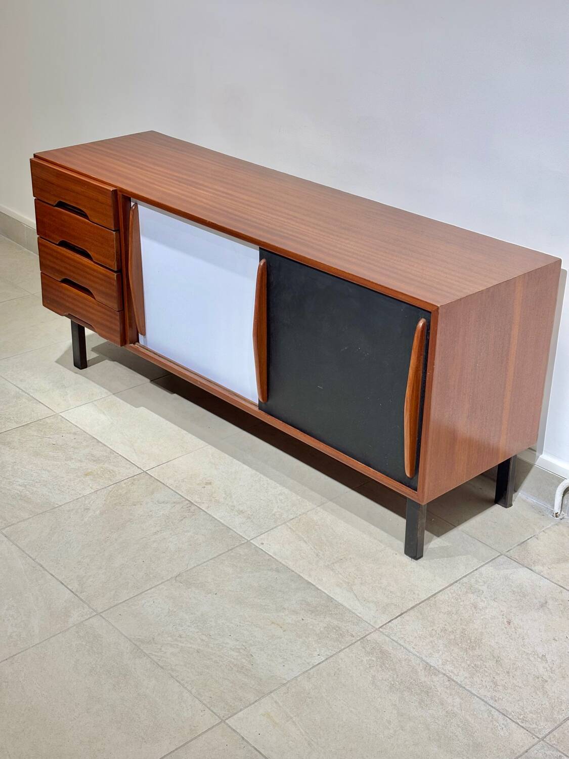 Cansado mahogany buffet by Charlotte Perriand