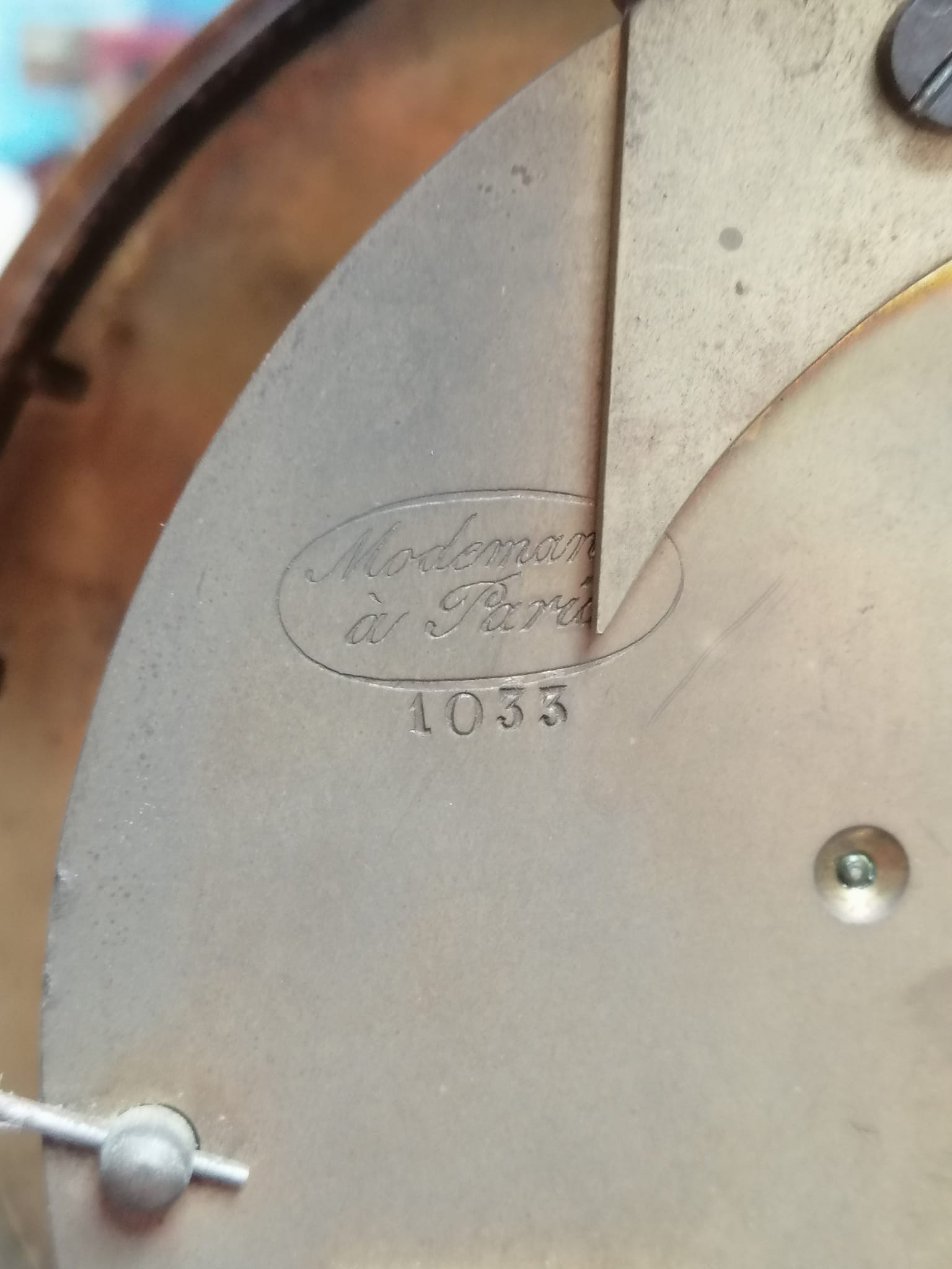 Empire chimney clock