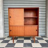 Scandinavian design teak showcase buffet