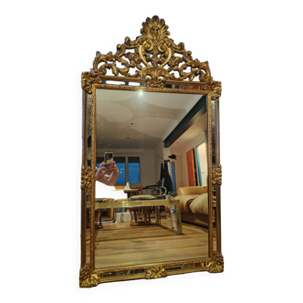 Large Parclose mirror Maison Deknudt