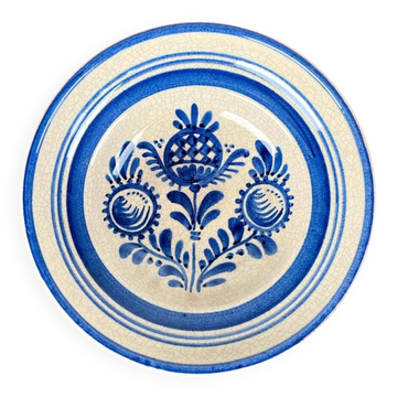 Mid-century modern German pottery wall plate by Wilhelm Kagel, 1960s.
