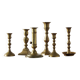 Vintage Brass Candlesticks, 1960s, Set of 6