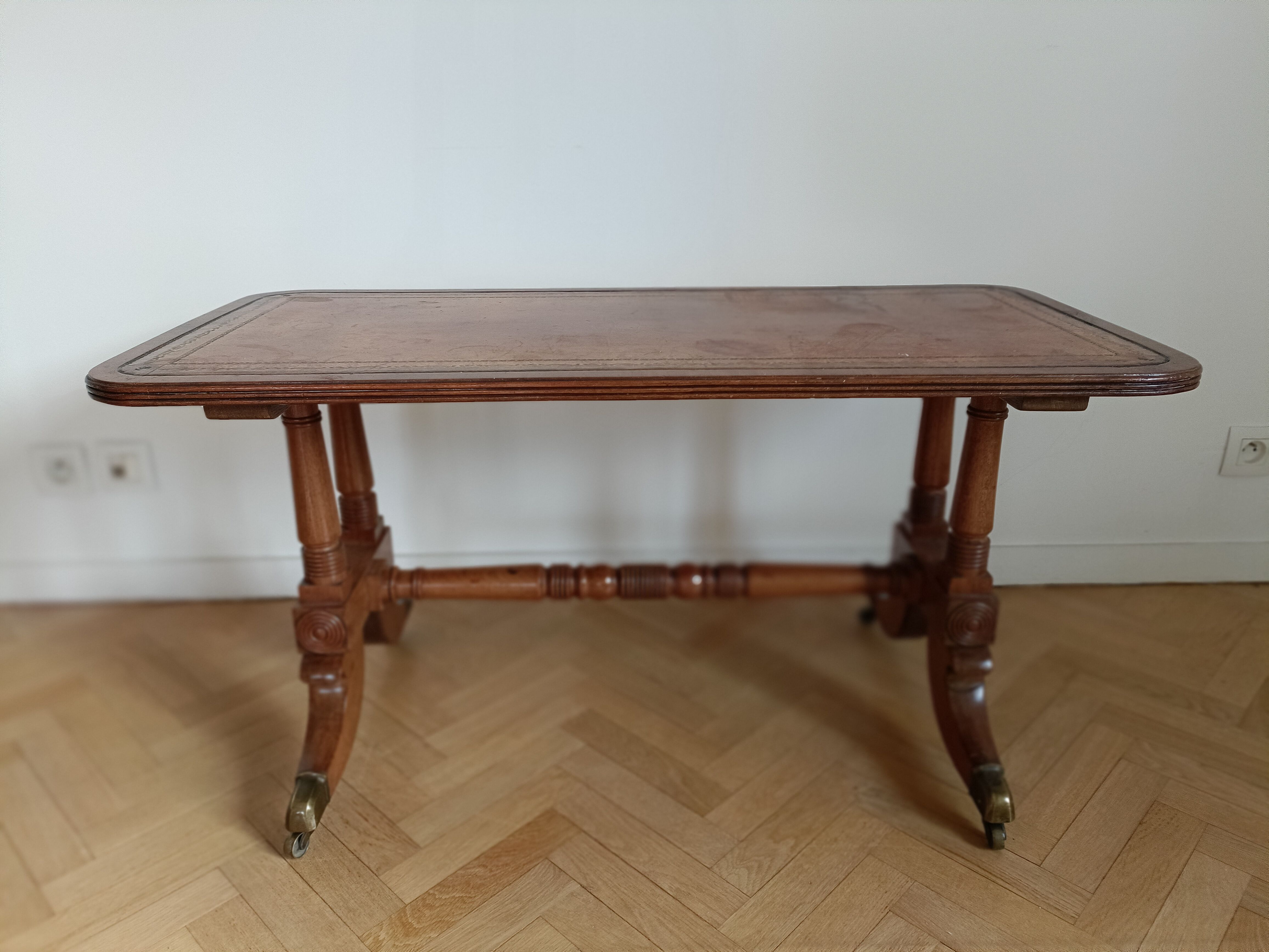 Mahogany English coffee table