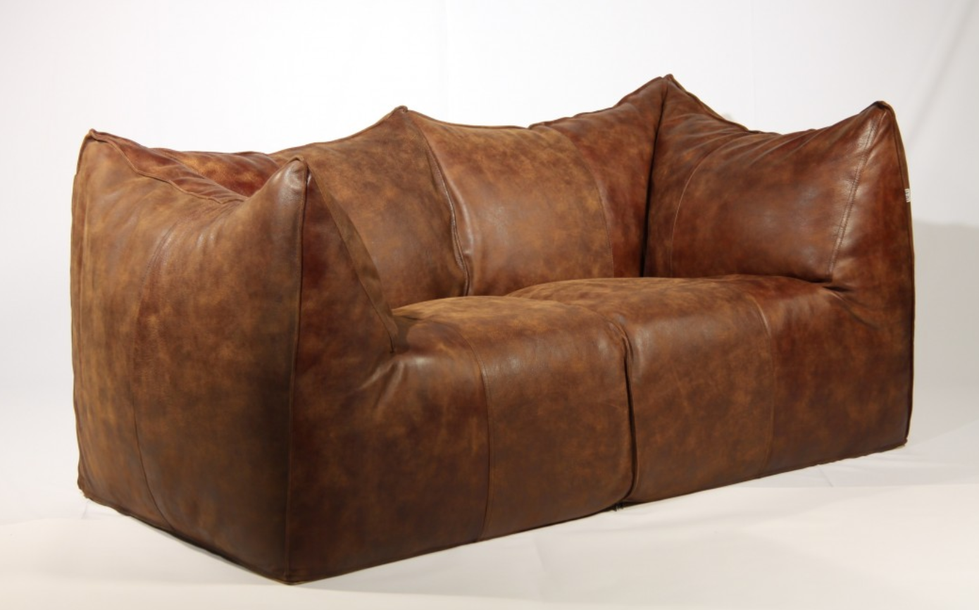 Leather sofa "Bambole" by Mario Bellini for B Italia 1970s