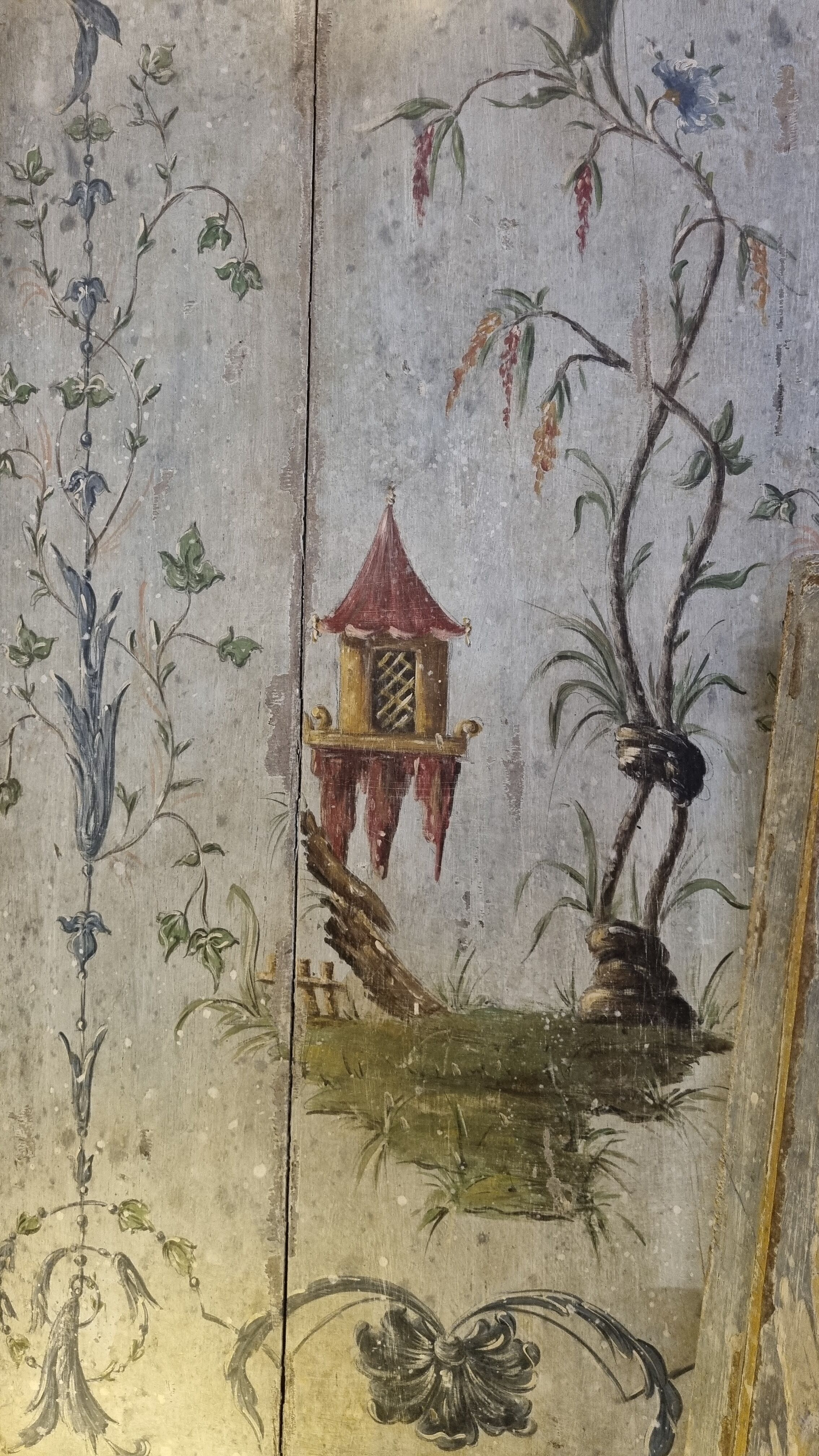 Pair of decorative panels 18th