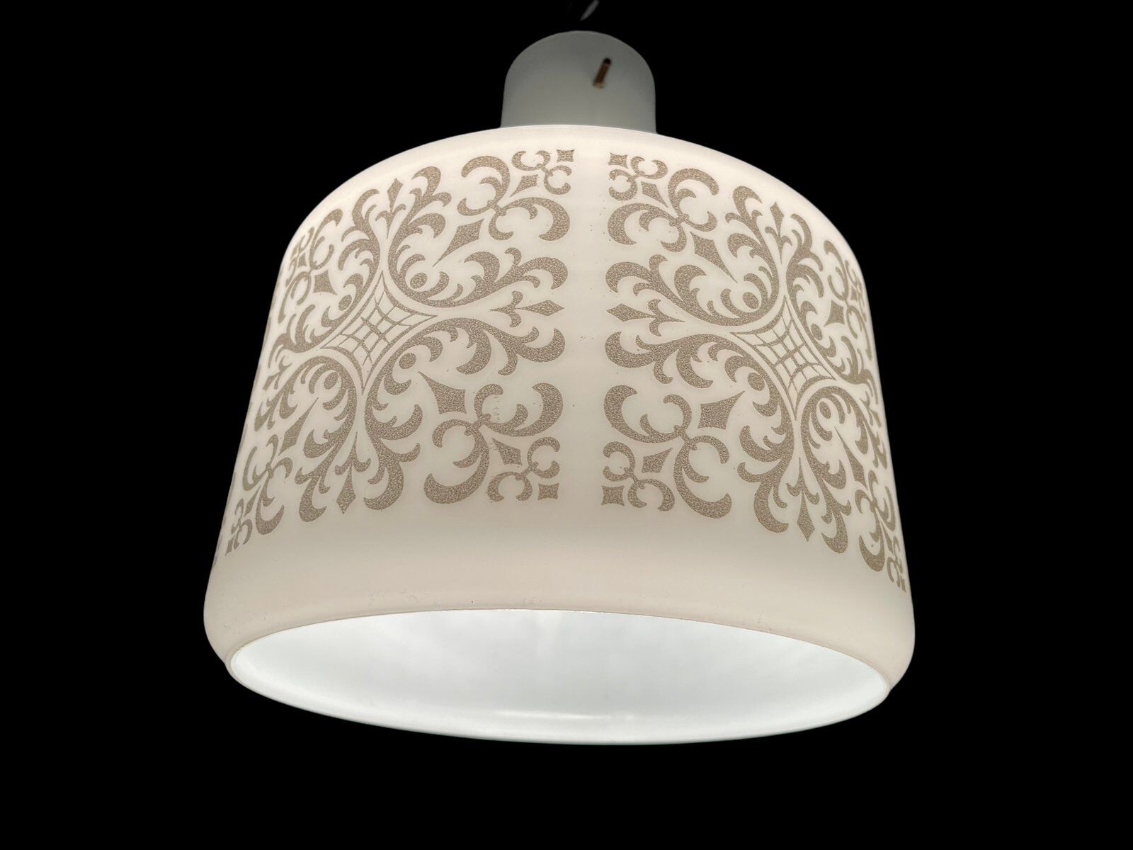 Italian Opaline Glass Light Pendant