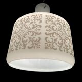 Suspension italienne en verre opalin