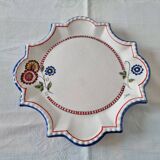 Beautiful vintage ceramic plate made in Spain, manufactured and