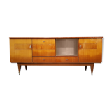 Mahogany, sycomore and brass sideboard, 1961