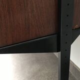 Scandinavian rosewood modular bookcase Pira Mobel system year 60
