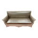 Antique banquette covered in faux shagreen.